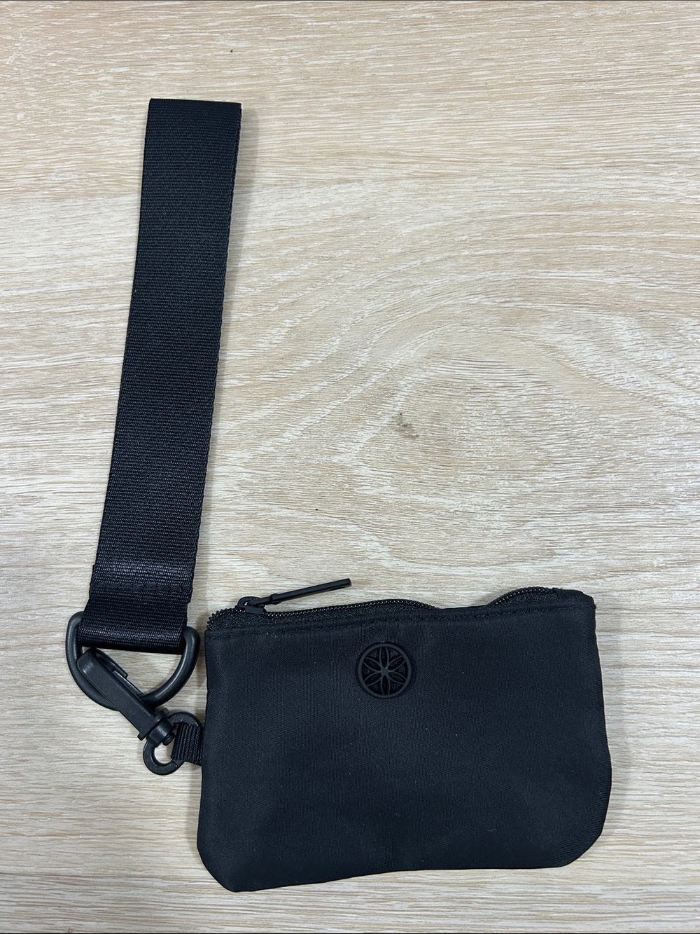 GAIAM Black Wristlet Clutch with Strap